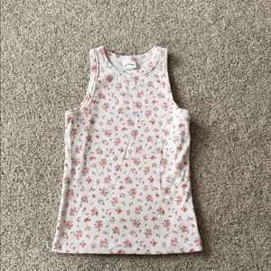 Art Class White Floral Top